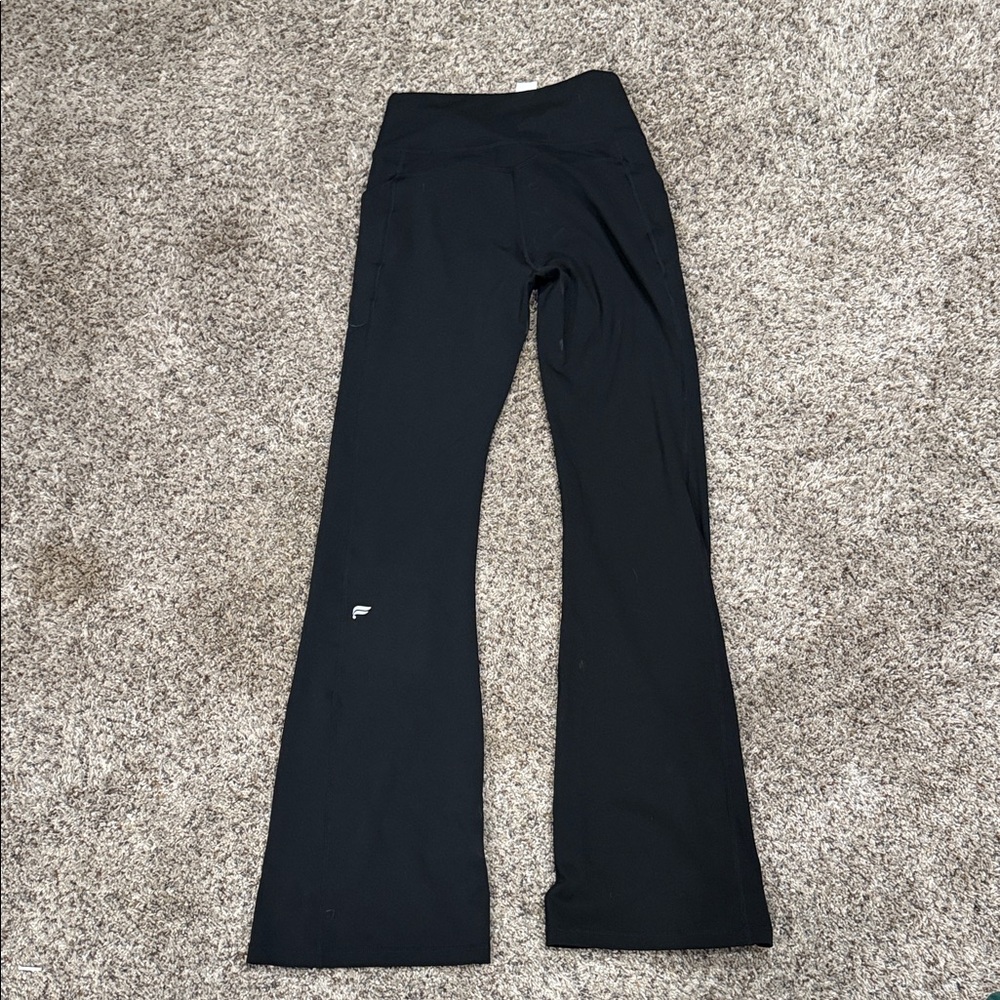 Fabletics Black Boot-Cut Flare Workout Pants - image 2